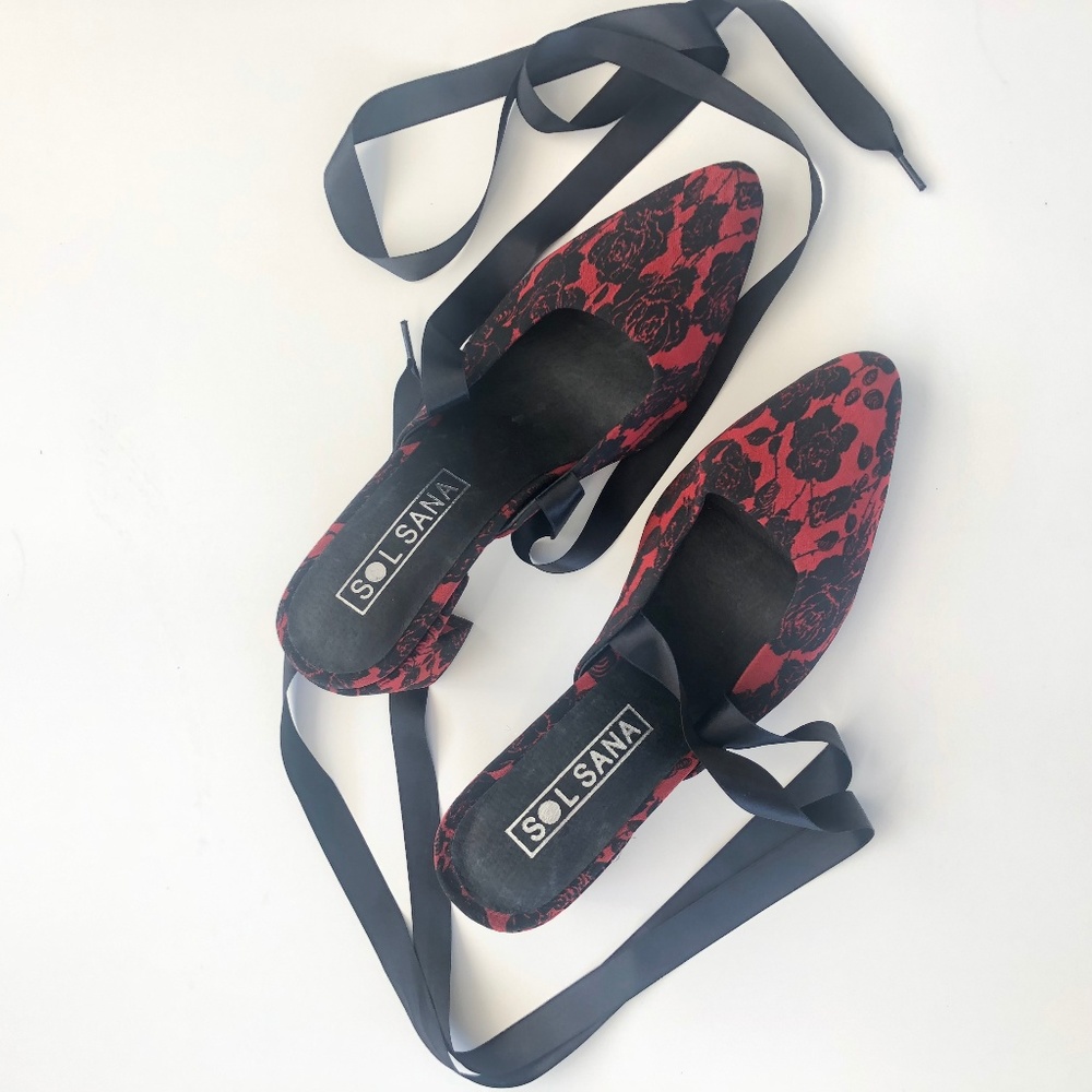 Sol Sana "Harmony" Heel Red Rose